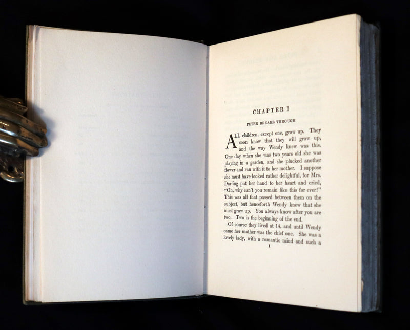 1911 Rare First Edition - PETER PAN - Peter and Wendy by James Matthew Barrie illustrated by F. D. Bedford.