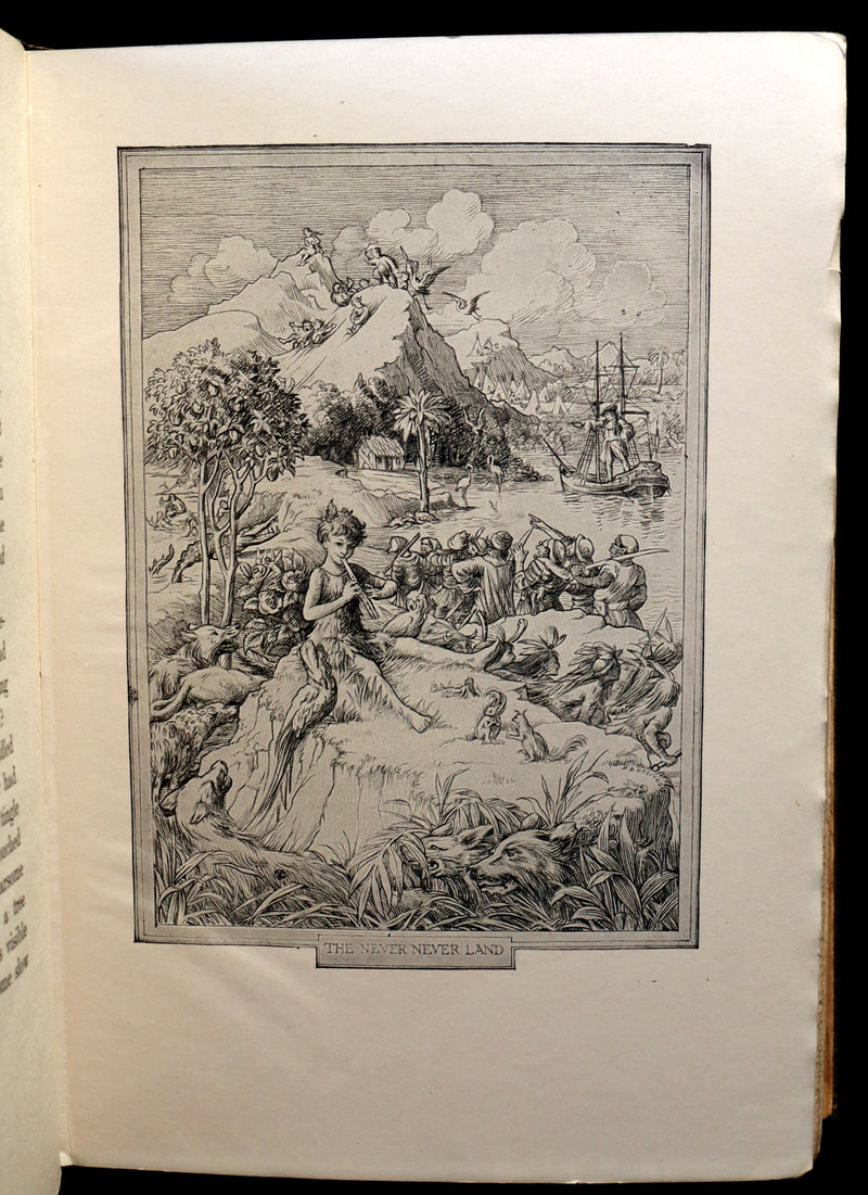 1911 Rare First Edition - PETER PAN - Peter and Wendy by James Matthew Barrie illustrated by F. D. Bedford.