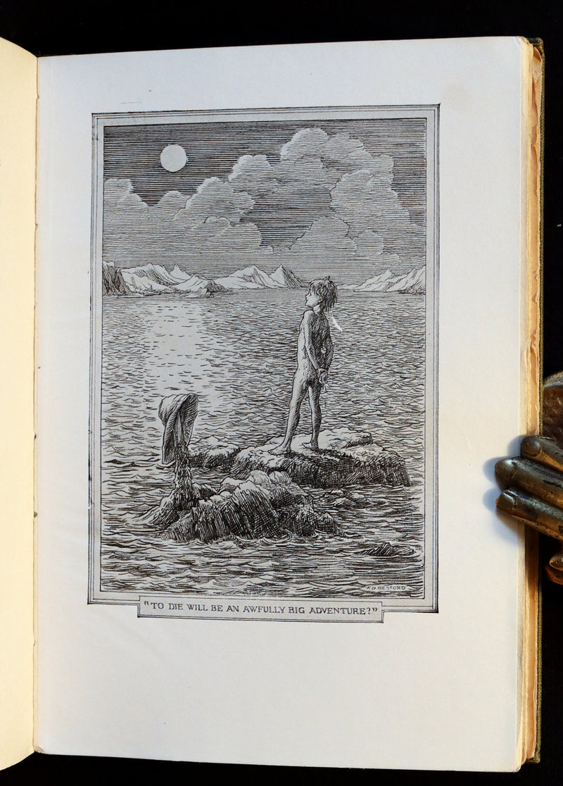 1911 Rare First Edition - PETER PAN - Peter and Wendy by James Matthew Barrie illustrated by F. D. Bedford.
