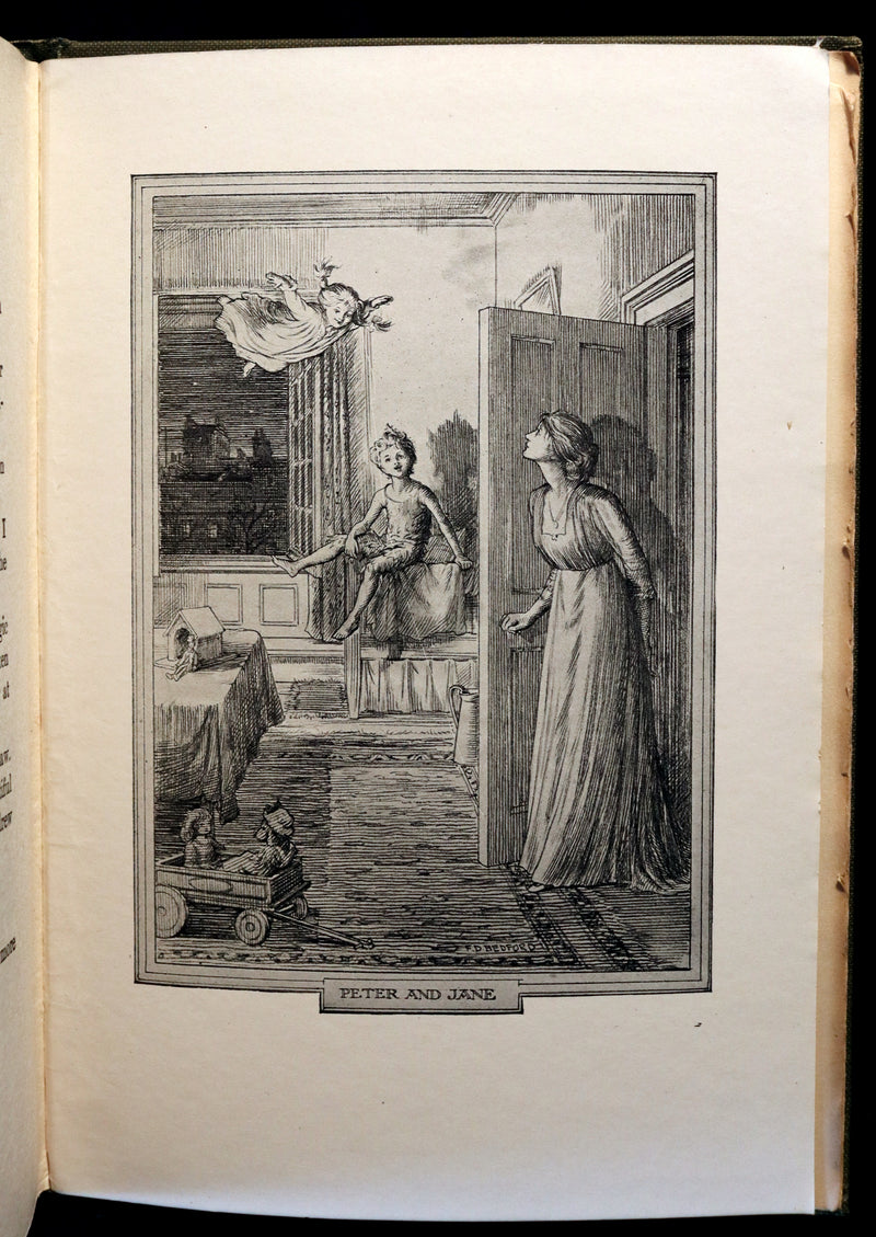 1911 Rare First Edition - PETER PAN - Peter and Wendy by James Matthew Barrie illustrated by F. D. Bedford.