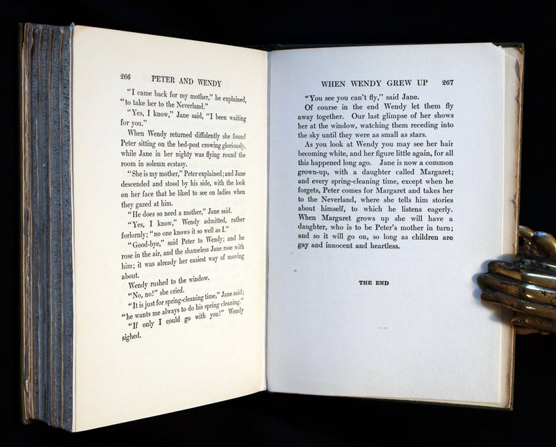 1911 Rare First Edition - PETER PAN - Peter and Wendy by James Matthew Barrie illustrated by F. D. Bedford.