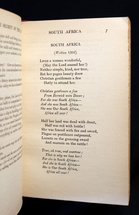 1918 1stED Binding by Sangorski with Hinduist Swastika - 20 Poems from Rudyard Kipling.