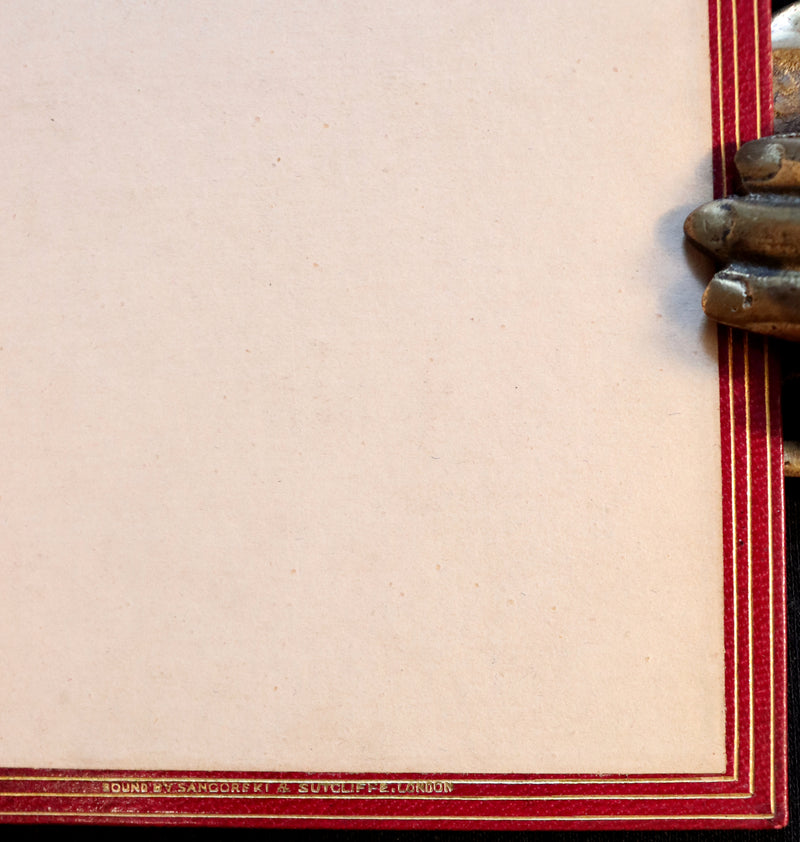 1918 1stED Binding by Sangorski with Hinduist Swastika - 20 Poems from Rudyard Kipling.