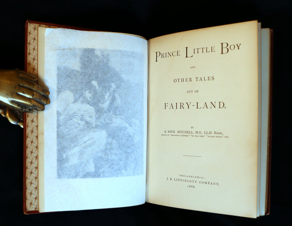 1888 Rare Victorian Book - PRINCE LITTLE BOY & Other Tales Out of FAIRY-LAND by Silas Weir Mitchell. 1stED.