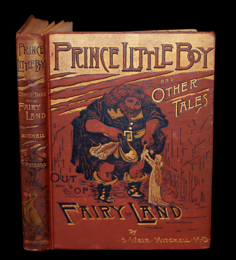 1888 Rare Victorian Book - PRINCE LITTLE BOY & Other Tales Out of FAIRY-LAND by Silas Weir Mitchell. 1stED.