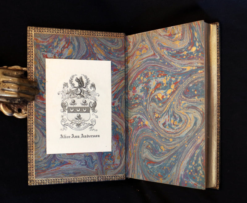 1924 Rare book bound by Sangosrski & Sutcliffe - Christina Rossetti's POEMS. Including Goblin Market.