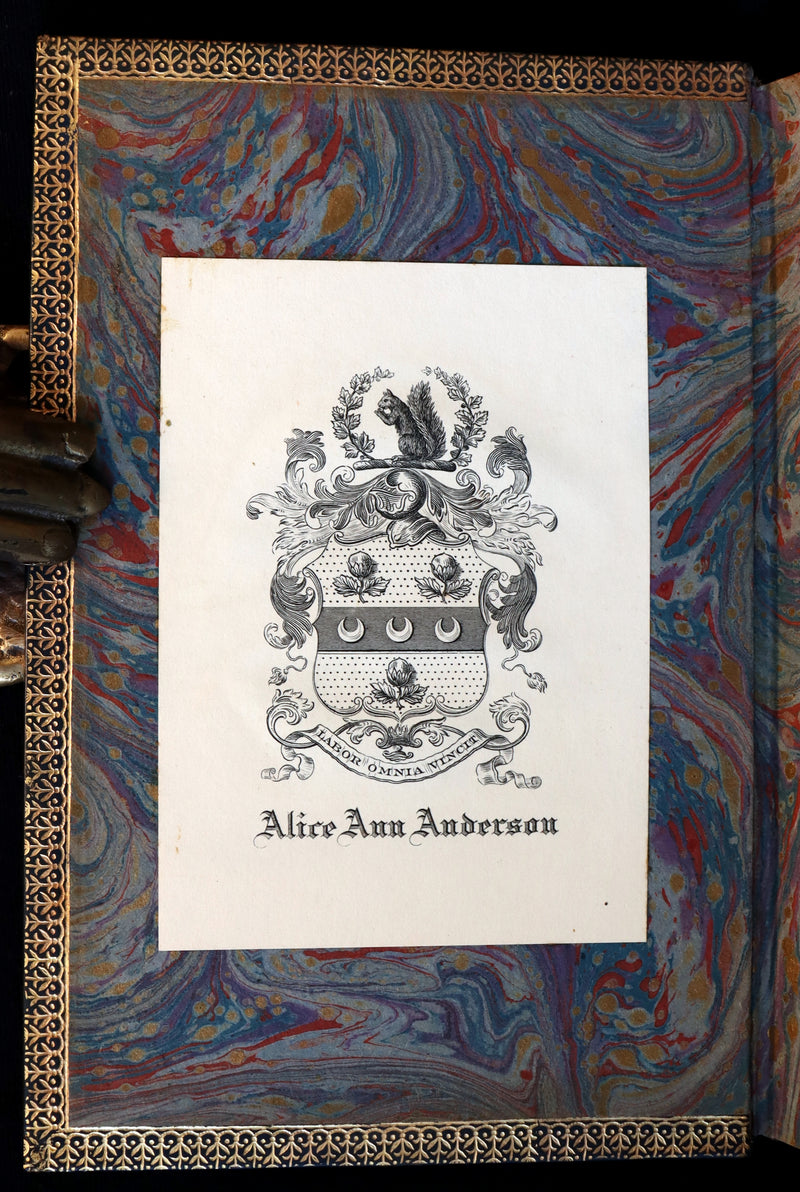 1924 Rare book bound by Sangosrski & Sutcliffe - Christina Rossetti's POEMS. Including Goblin Market.