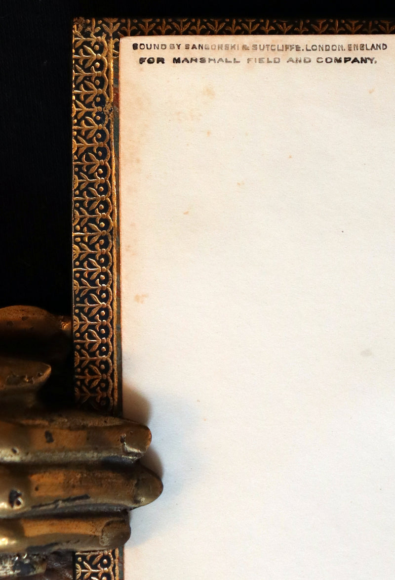 1924 Rare book bound by Sangosrski & Sutcliffe - Christina Rossetti's POEMS. Including Goblin Market.