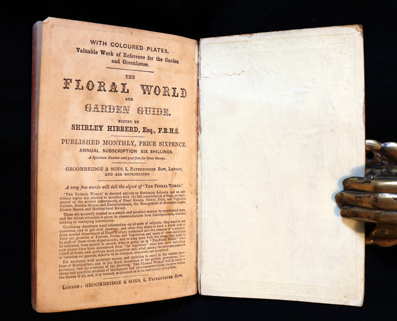 1870 Scarce Book ~ Home-Made WINES: How to Make and Keep Them By G. Vine. 1stED.