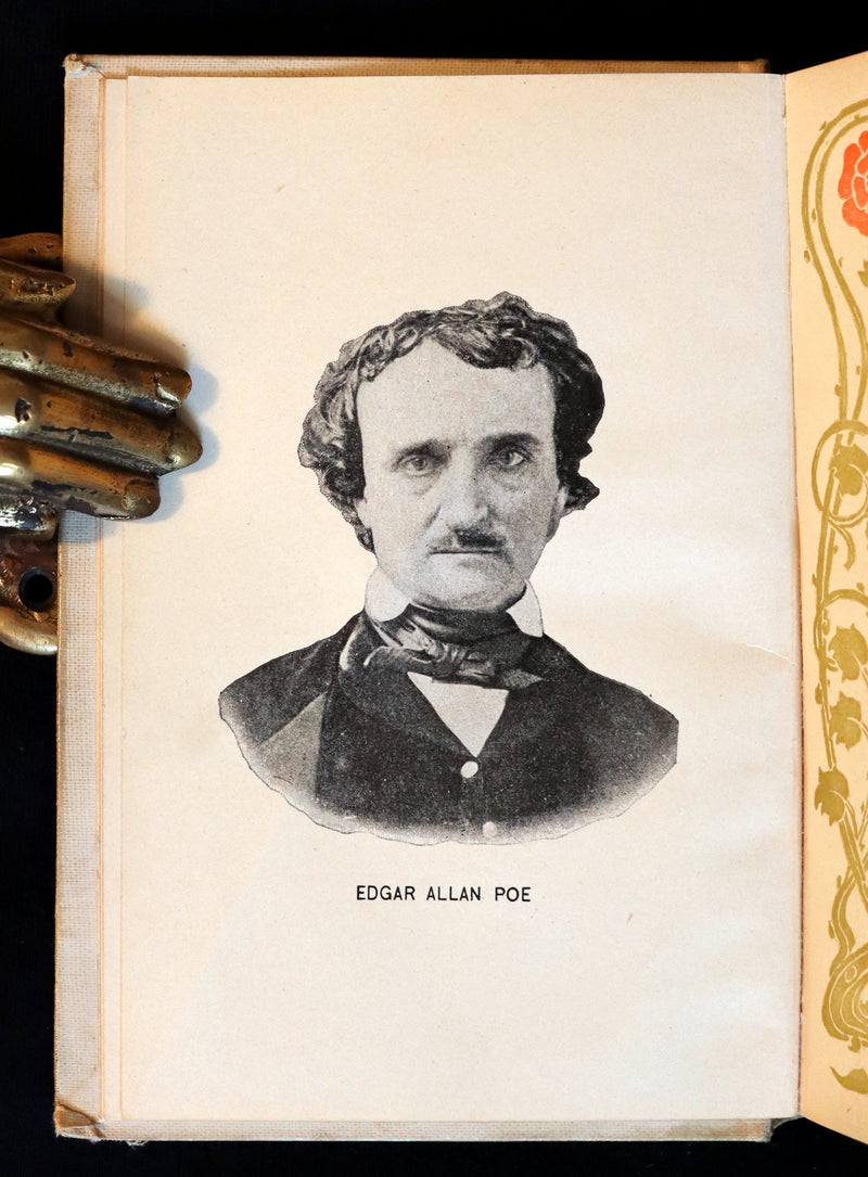 1895 Rare Book - Weird Tales by Edgar Allan POE Illustrated (Black Cat, Pit & Pendulum, Tell-Tale Heart, Gold Bug, etc.).