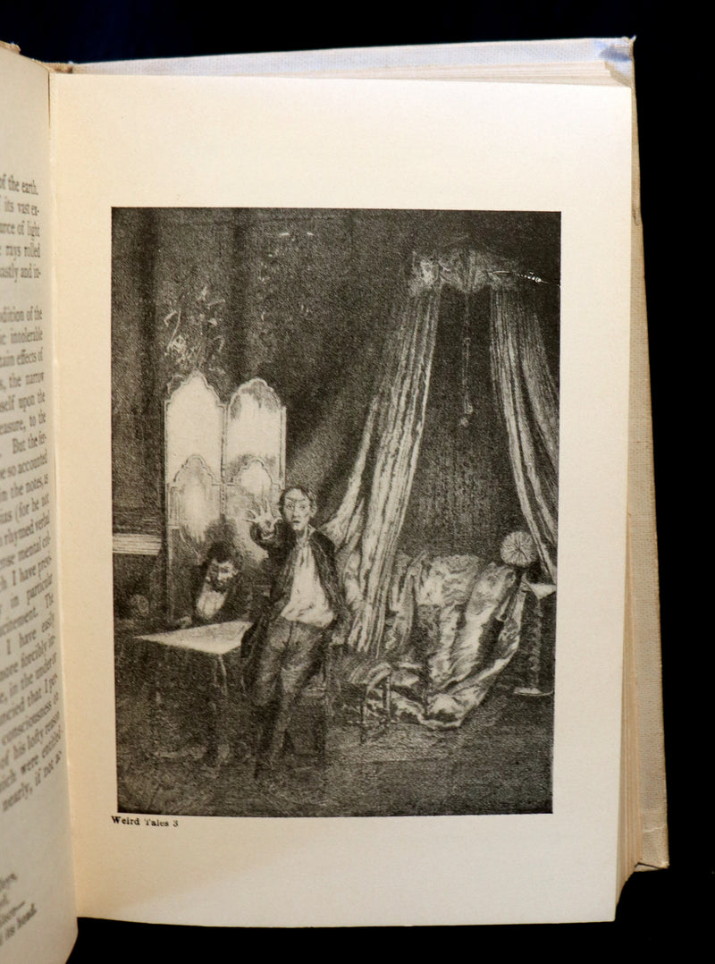 1895 Rare Book - Weird Tales by Edgar Allan POE Illustrated (Black Cat, Pit & Pendulum, Tell-Tale Heart, Gold Bug, etc.).