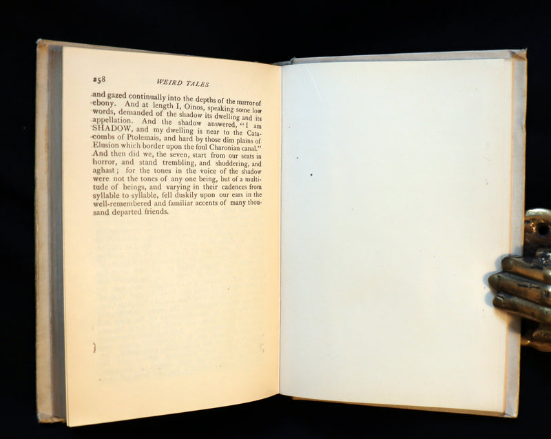 1895 Rare Book - Weird Tales by Edgar Allan POE Illustrated (Black Cat, Pit & Pendulum, Tell-Tale Heart, Gold Bug, etc.).
