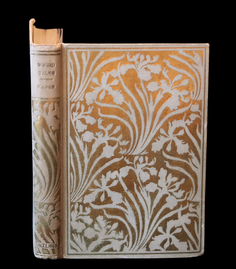 1895 Rare Book - Weird Tales by Edgar Allan POE Illustrated (Black Cat, Pit & Pendulum, Tell-Tale Heart, Gold Bug, etc.).