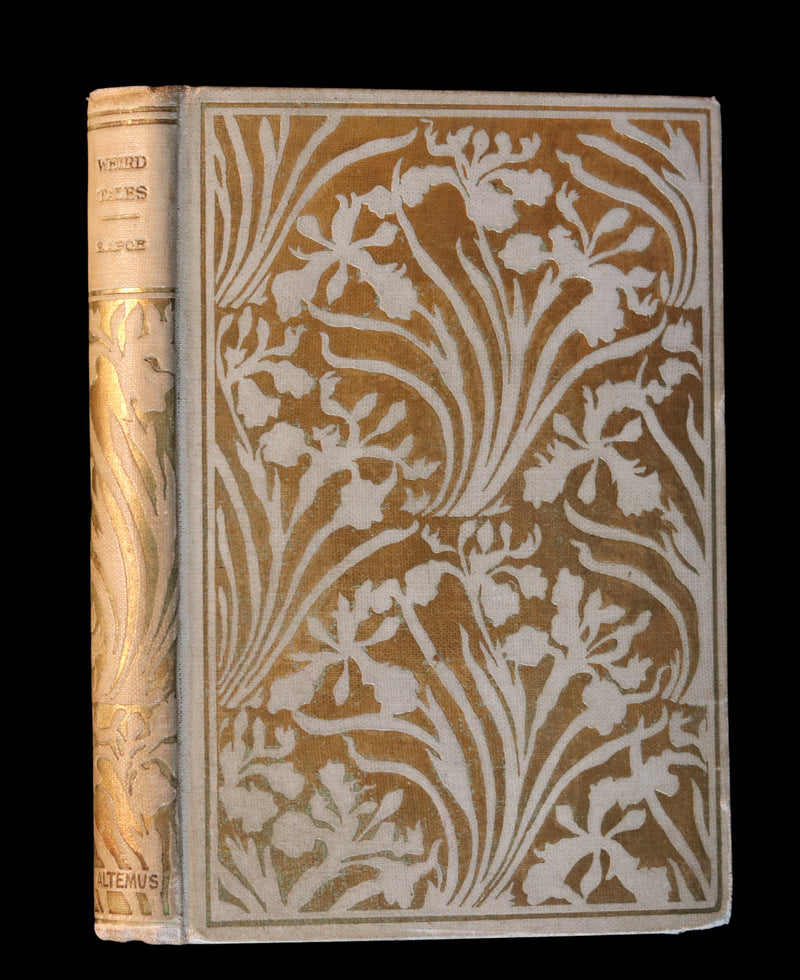 1895 Rare Book - Weird Tales by Edgar Allan POE Illustrated (Black Cat, Pit & Pendulum, Tell-Tale Heart, Gold Bug, etc.).