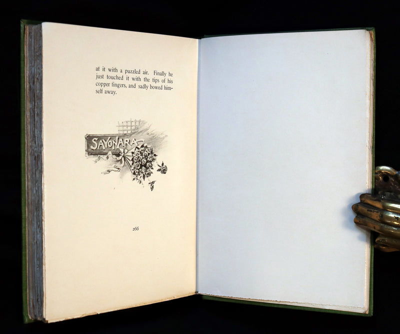 1896 Rare 1stED Book - Dragons and Cherry-Blossoms by Mrs. Robert C. Morris. Japan Illustrated.