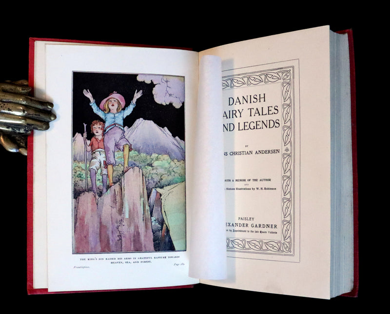 1910 Scarce Hans Christian Andersen Edition - DANISH FAIRY TALES and LEGENDS Illustrated by W. H. Robinson.