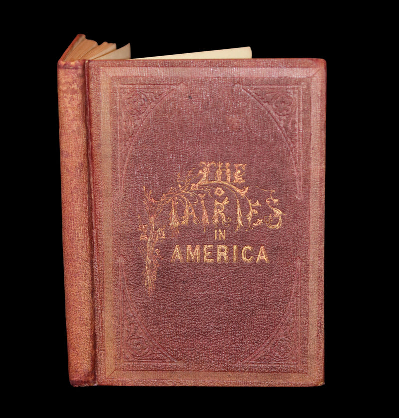 1859 Scarce Book - The FAIRIES IN AMERICA by Spencer W. Cone. Illustrated.