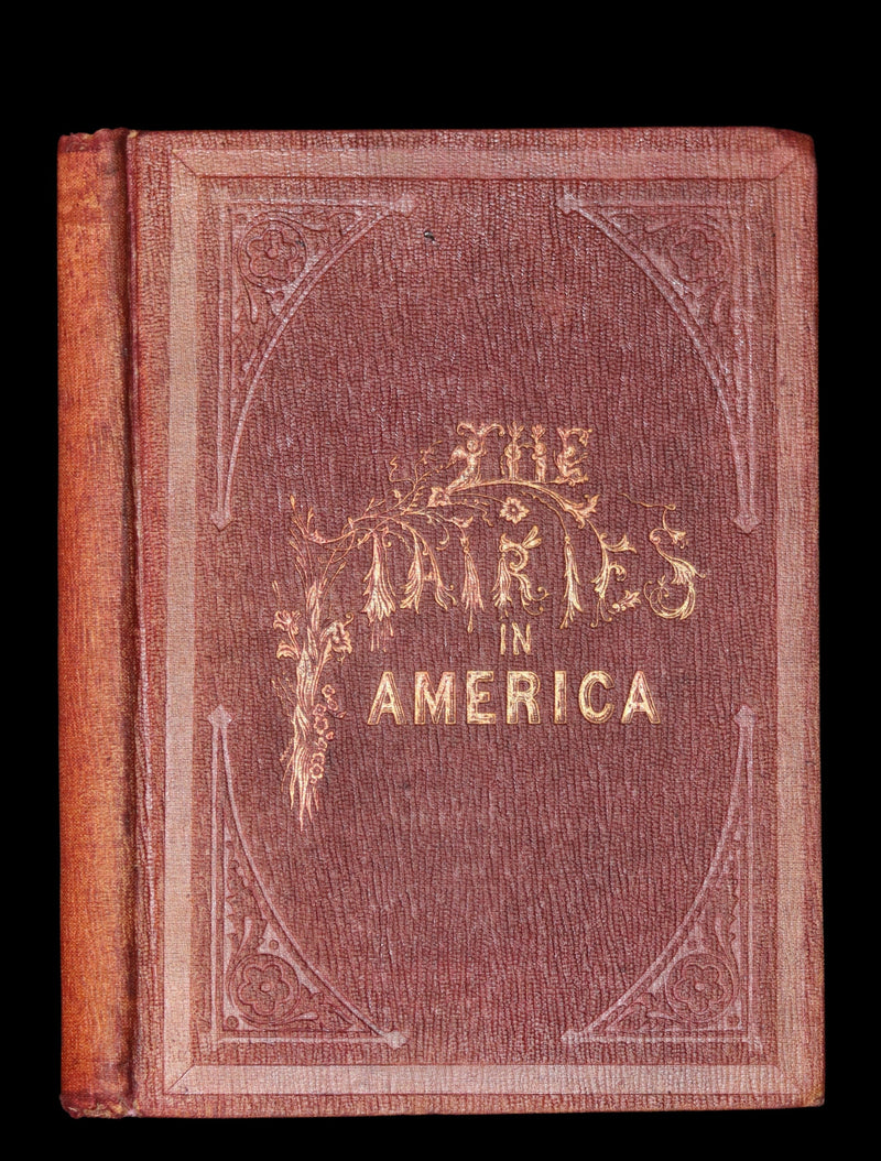 1859 Scarce Book - The FAIRIES IN AMERICA by Spencer W. Cone. Illustrated.