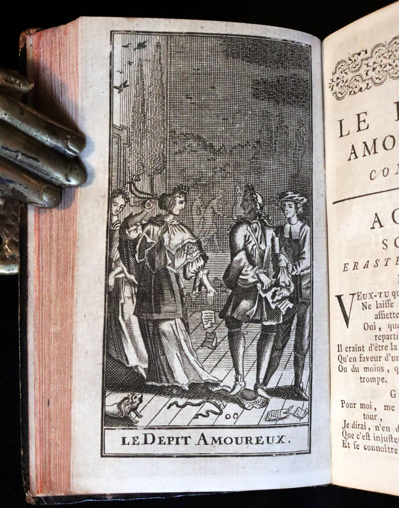 1760 Scarce French Book set - The Complete Illustrated Work of MOLIERE - Les Oeuvres de Monsieur MOLIERE.