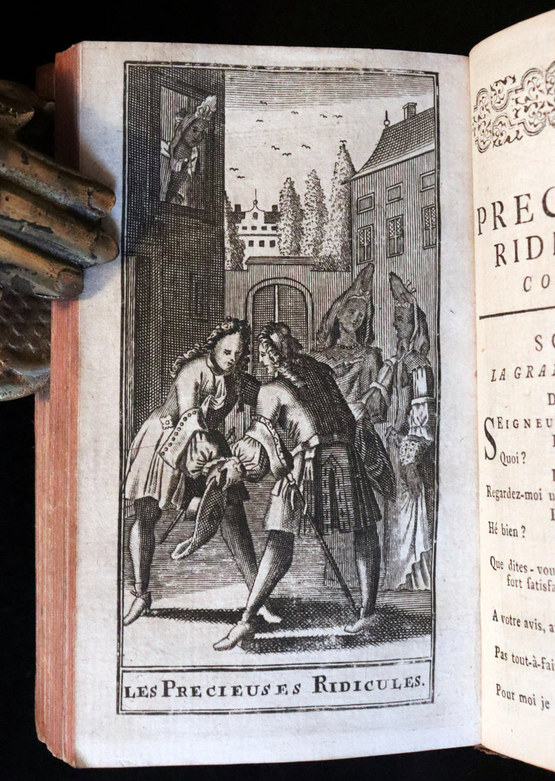 1760 Scarce French Book set - The Complete Illustrated Work of MOLIERE - Les Oeuvres de Monsieur MOLIERE.