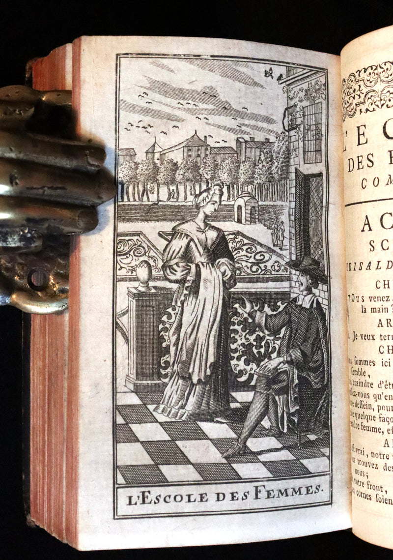 1760 Scarce French Book set - The Complete Illustrated Work of MOLIERE - Les Oeuvres de Monsieur MOLIERE.