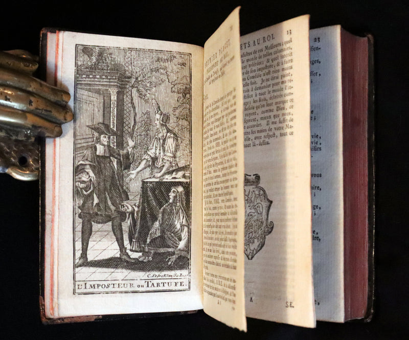 1760 Scarce French Book set - The Complete Illustrated Work of MOLIERE - Les Oeuvres de Monsieur MOLIERE.