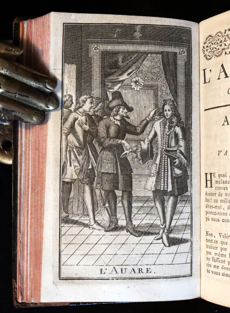 1760 Scarce French Book set - The Complete Illustrated Work of MOLIERE - Les Oeuvres de Monsieur MOLIERE.