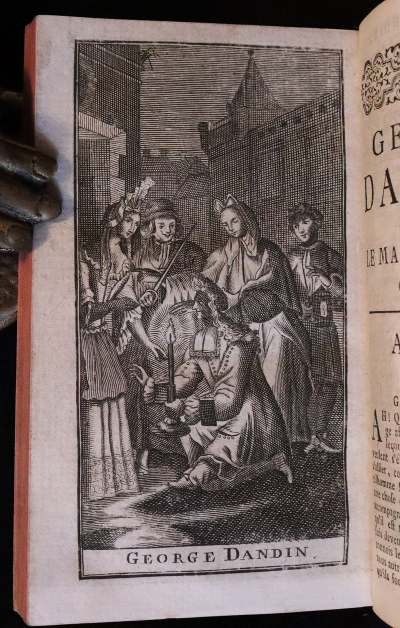 1760 Scarce French Book set - The Complete Illustrated Work of MOLIERE - Les Oeuvres de Monsieur MOLIERE.