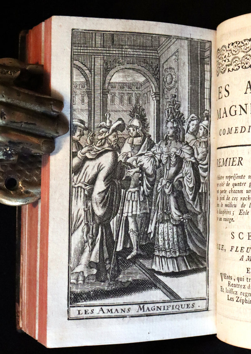 1760 Scarce French Book set - The Complete Illustrated Work of MOLIERE - Les Oeuvres de Monsieur MOLIERE.