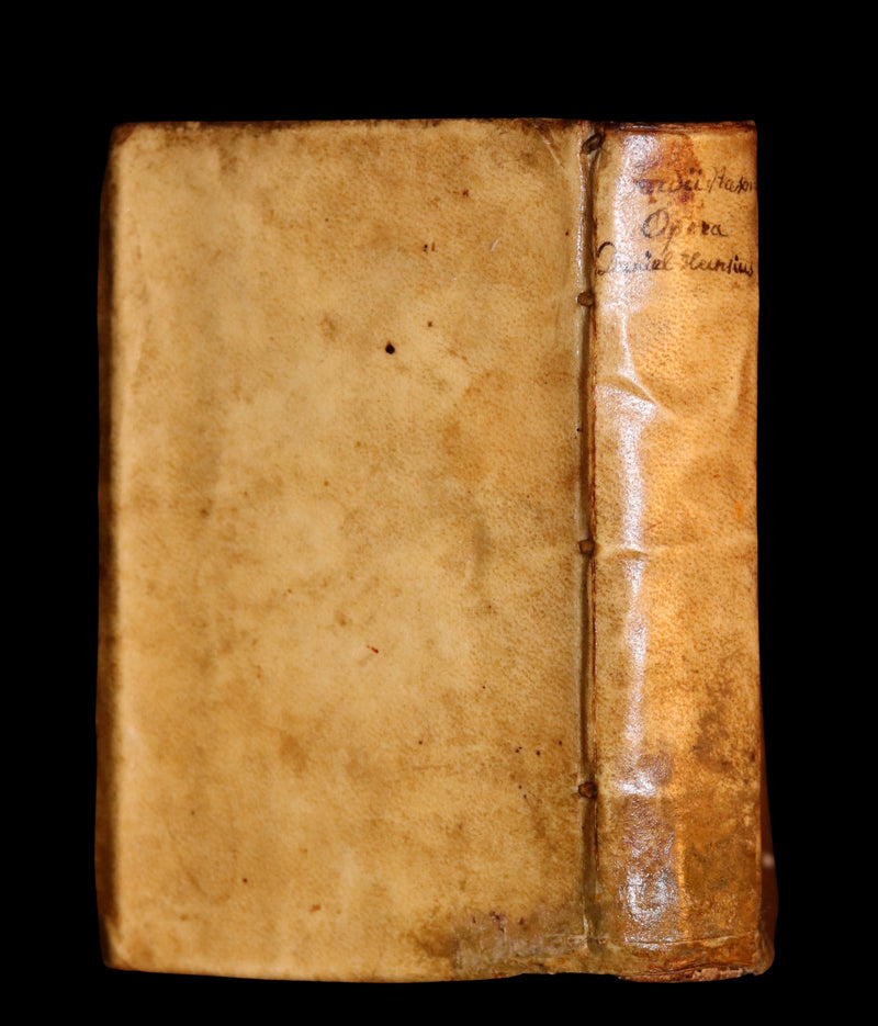 1629 Scarce Latin vellum Book ~ OVID's Heroines, Art of Love and Remedies for Love.