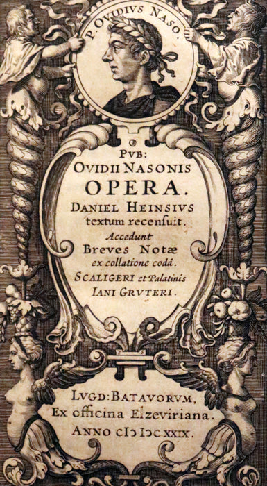 1629 Scarce Latin vellum Book ~ OVID's Heroines, Art of Love and Remedies for Love.