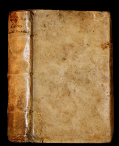 1629 Scarce Latin vellum Book ~ OVID's Heroines, Art of Love and Remedies for Love.