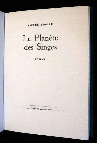 1963 Rare First Limited Edition #1019 - La Planete des Singes (The Planet of the Apes) by Pierre Boulle.