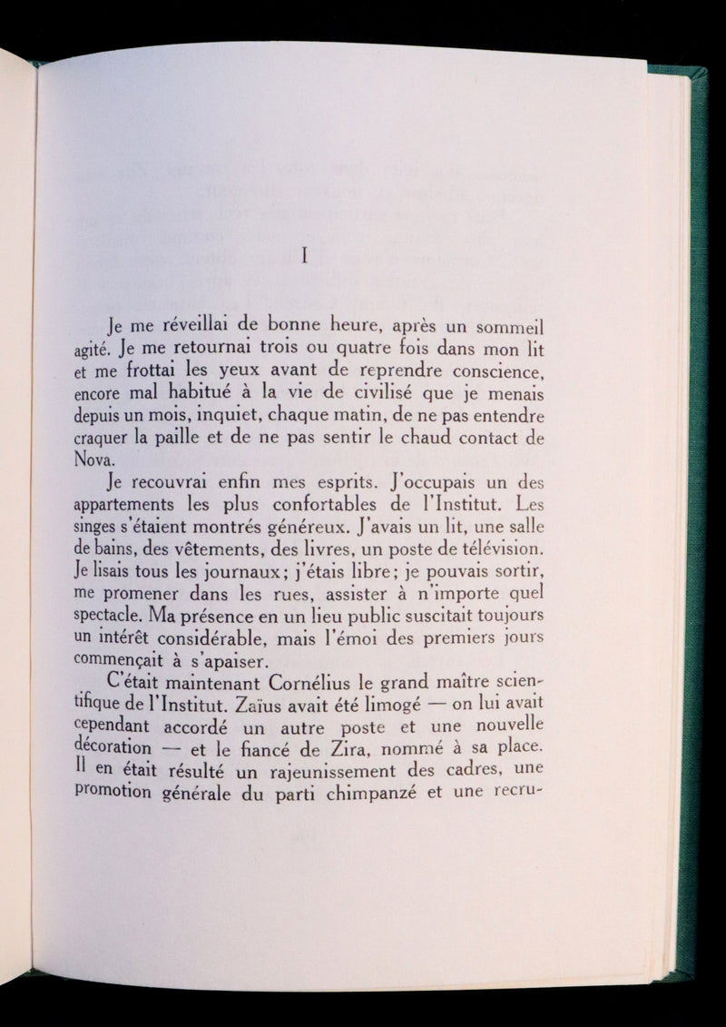 1963 Rare First Limited Edition #1019 - La Planete des Singes (The Planet of the Apes) by Pierre Boulle.
