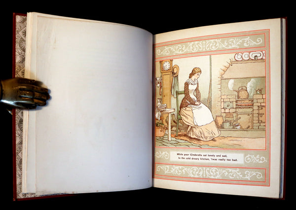 1882 Scarce Victorian Book ~ The Good Old Story of CINDERELLA by Lieut.-Colonel Seccombe Illustrated.