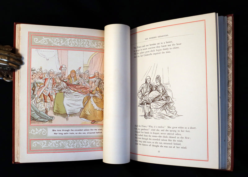 1882 Scarce Victorian Book ~ The Good Old Story of CINDERELLA by Lieut.-Colonel Seccombe Illustrated.