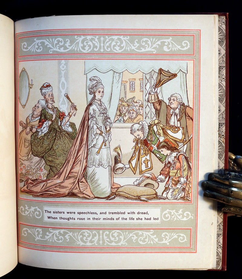 1882 Scarce Victorian Book ~ The Good Old Story of CINDERELLA by Lieut.-Colonel Seccombe Illustrated.