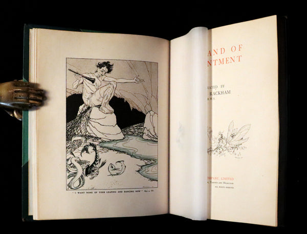 1907 Rare 1stED bound by Bayntun - LAND OF ENCHANTMENT illustrated by Arthur RACKHAM.