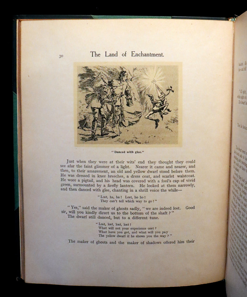 1907 Rare 1stED bound by Bayntun - LAND OF ENCHANTMENT illustrated by Arthur RACKHAM.