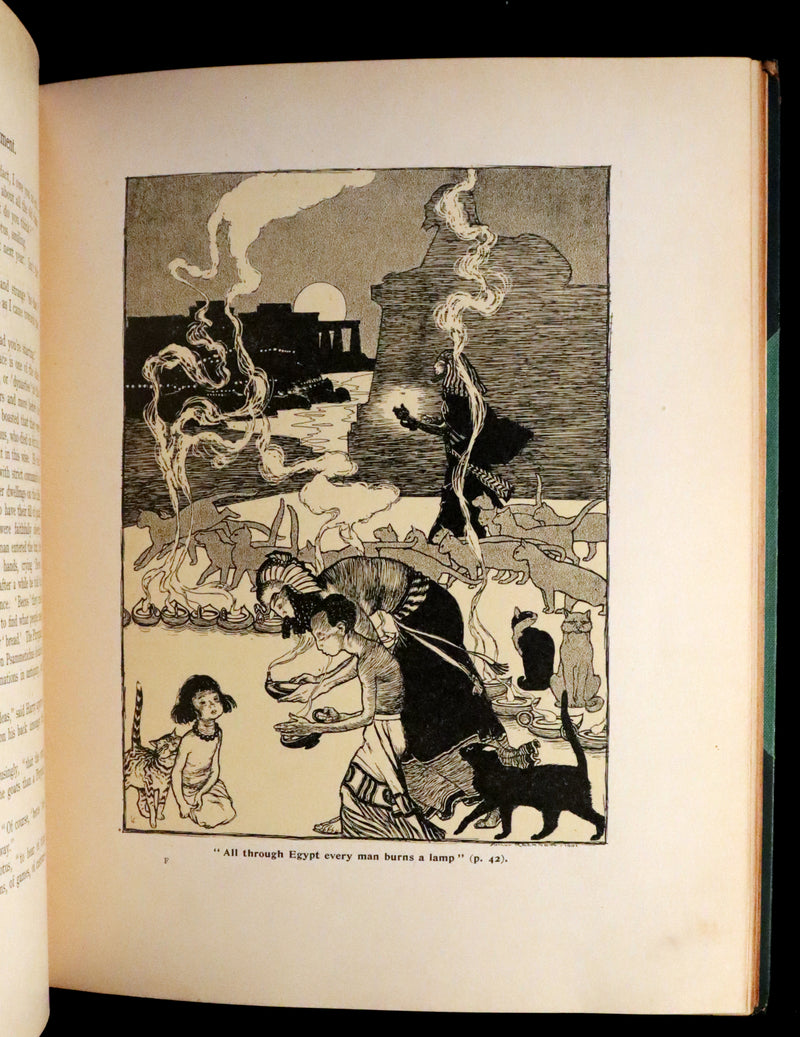 1907 Rare 1stED bound by Bayntun - LAND OF ENCHANTMENT illustrated by Arthur RACKHAM.