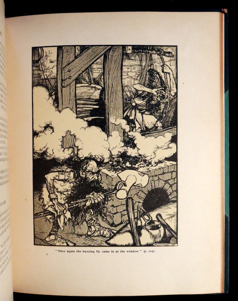 1907 Rare 1stED bound by Bayntun - LAND OF ENCHANTMENT illustrated by Arthur RACKHAM.