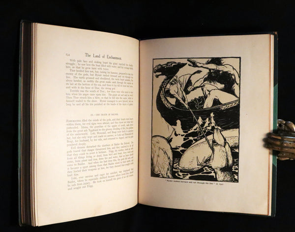 1907 Rare 1stED bound by Bayntun - LAND OF ENCHANTMENT illustrated by Arthur RACKHAM.