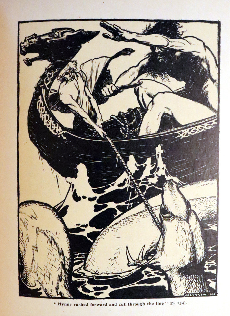 1907 Rare 1stED bound by Bayntun - LAND OF ENCHANTMENT illustrated by Arthur RACKHAM.