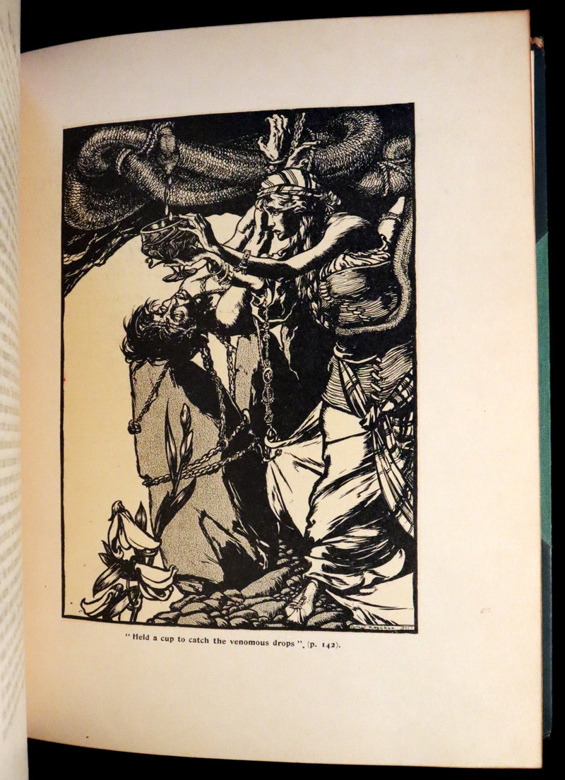 1907 Rare 1stED bound by Bayntun - LAND OF ENCHANTMENT illustrated by Arthur RACKHAM.