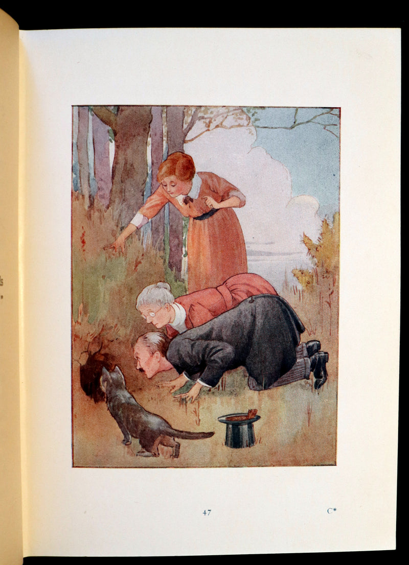 1920 Rare Book - Alice's Adventures in Wonderland with colored illustrations By Margaret W. Tarrant.