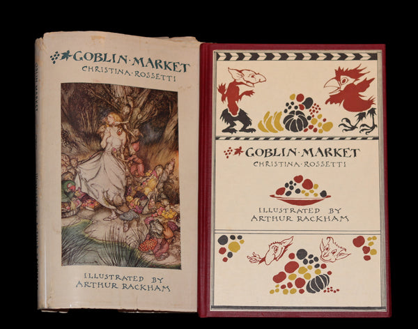 1933 Rare First US Edition - Goblin Market by Christina Rossetti illustrated by Arthur Rackham.