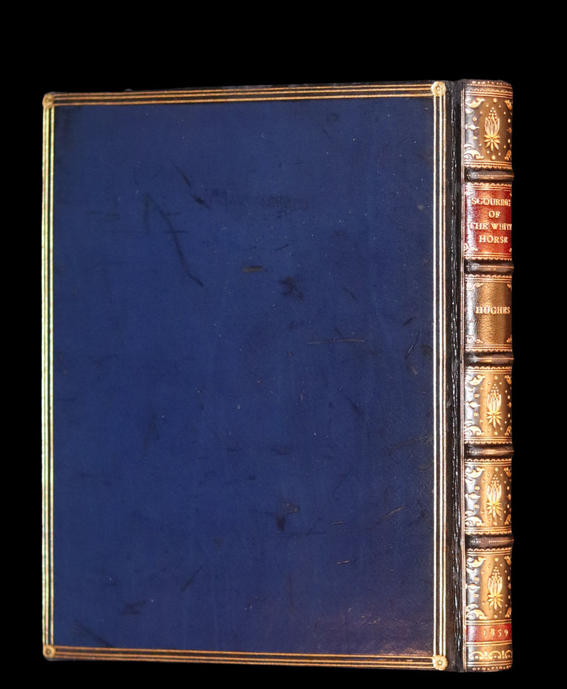 1859 1stED bound by Root & Son - The Scouring of the (Uffington) White Horse Illustrated by Richard Doyle.