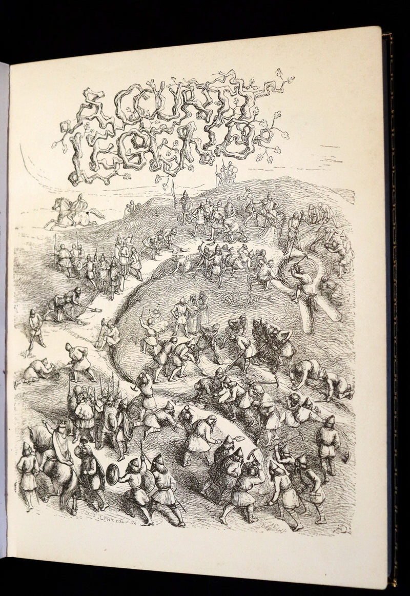 1859 1stED bound by Root & Son - The Scouring of the (Uffington) White Horse Illustrated by Richard Doyle.