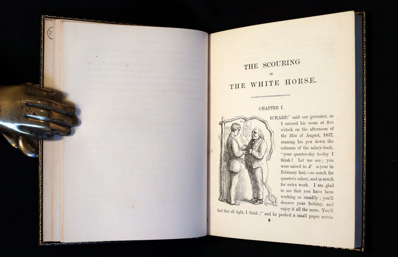 1859 1stED bound by Root & Son - The Scouring of the (Uffington) White Horse Illustrated by Richard Doyle.
