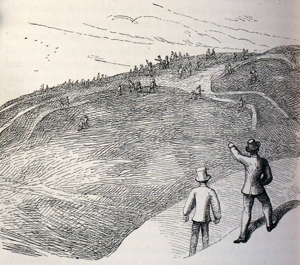 1859 1stED bound by Root & Son - The Scouring of the (Uffington) White Horse Illustrated by Richard Doyle.